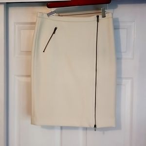 JCrew 100% Wool Winter White Skirt (8)